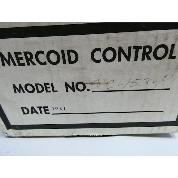 Interruptor de presión Mercoid 0-30IN-H2O 120/240V-AC - PG-153-P1