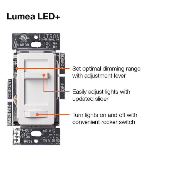 Lutron Lumea Dimm Led/Cfl Iv - LECL-153PH-IV