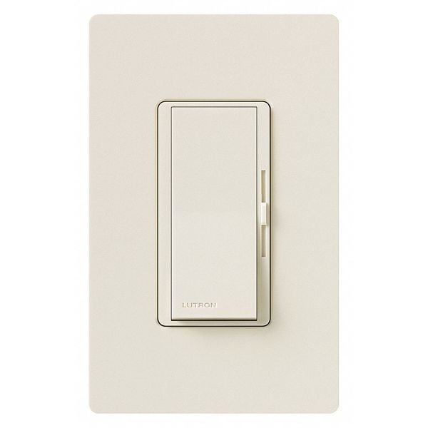Lutron Lighting Dimmer, Decora Rocker, Lgt Almond - DVCL-253P-LA