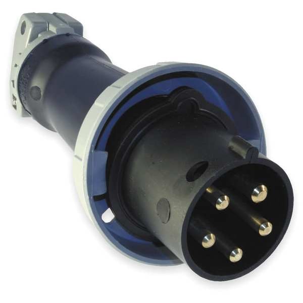 Hubbell IEC Pin and Sleeve Plug, 4P, 5W, 100A, 600V - HBL5100P5W