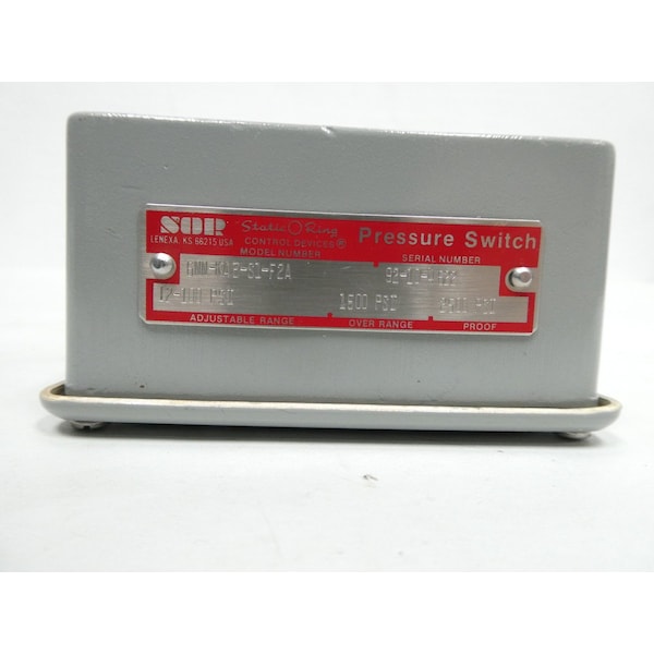 Interruptor de presión de 12-100PSI - 6NN-KA3-S1-F2A