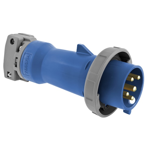 Hubbell Wiring Device-Kellems Ps, Iec, Plug, 4P5W, 16A, Bargevaporcont - HBL516P1W