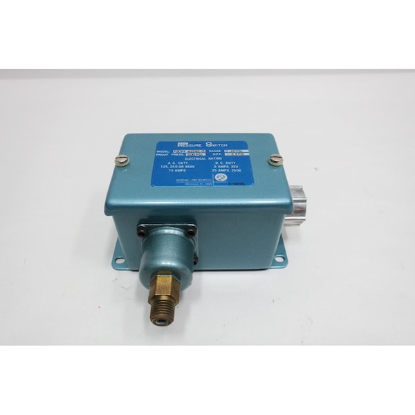 Interruptor de presión Koenig Pretempco 0-20 PSI 125/250/480V-CA - P20PF-82582-15