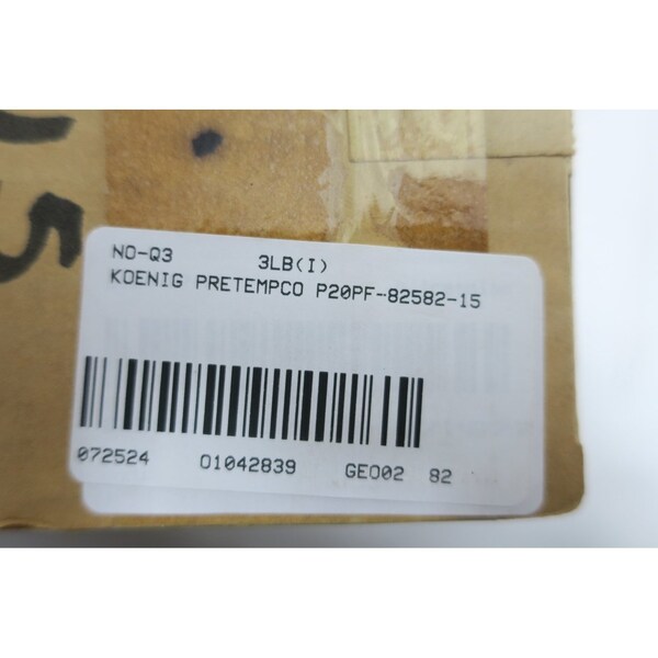 Interruptor de presión Koenig Pretempco 0-20 PSI 125/250/480V-CA - P20PF-82582-15