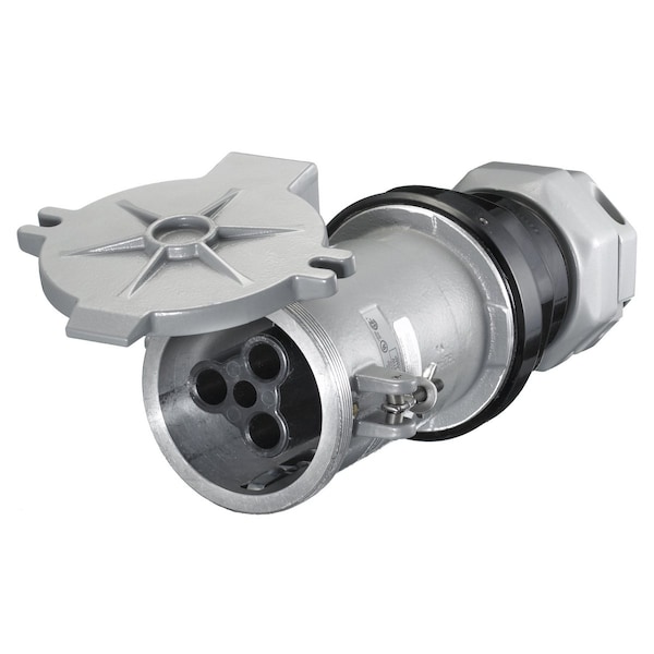 Hubbell Wiring Device-Kellems Heavy Duty Products, Insulgrip Pin and Sleeve Devices, Industrial Grade, Female, Connector Body, 200A 600V AC, Style 1 - HBL4200CS1W