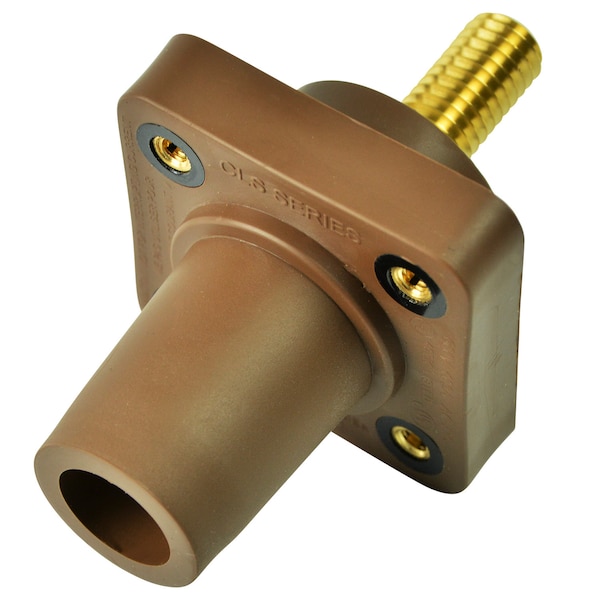 Marinco Cls40Frsb-F Cls Series Mnt (400A/600V) 1.125" Stud; Female-Brwn (F) - CLS40FRSB-F