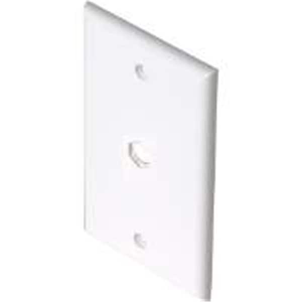 Steren 200-254WH White Standard 1-hole Wall Plate - YYI1-KV7161