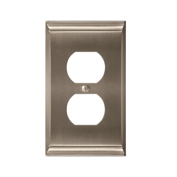Amerock Candler 1 Gang Satin Nickel Wall Plate - 1906952