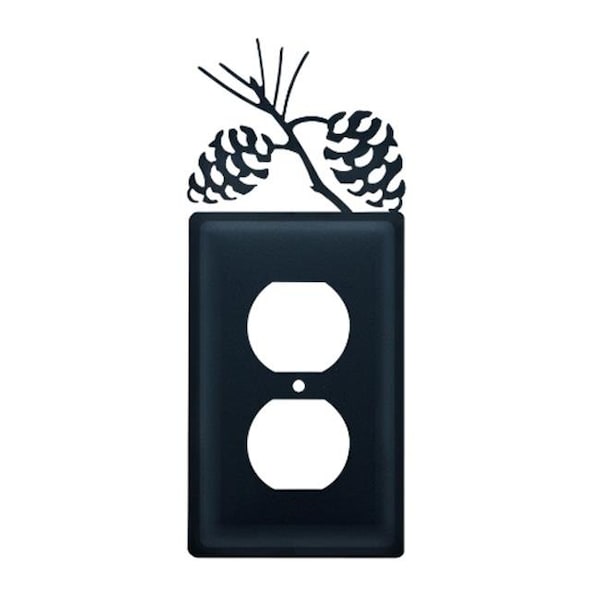 Village Wrought Iron Village Wrought Iron EO-89 Pinecone Outlet Cover - EO-89