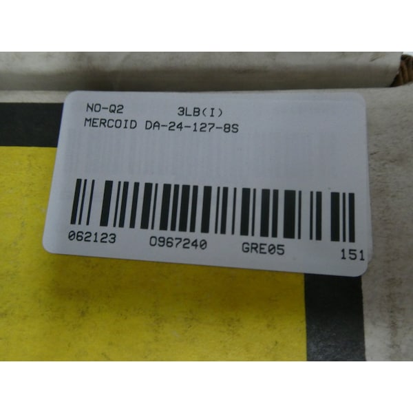 Interruptor de presión Mercoid de 10-200Psi 120/240V-CA 120/240V-CD - DA-24-127-8S