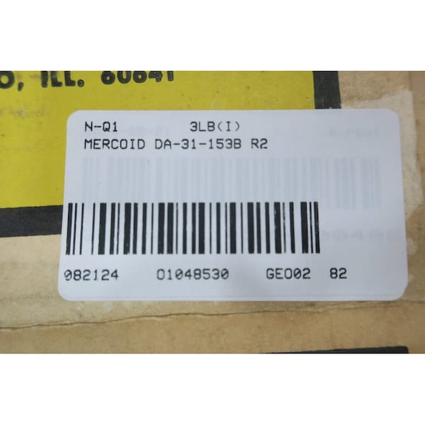 Interruptor de presión Mercoid 0-30IN-HG 120/240V-AC - DA-31-153B R2