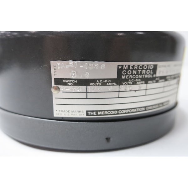 Interruptor de presión Mercoid 0-30IN-HG 120/240V-AC - DA-31-153B R2