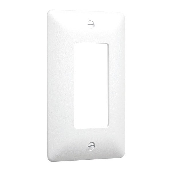 Taymac Masque Decorator Wall Plates, Number of Gangs: 1 Plastic, Textured Finish, White - 5000W