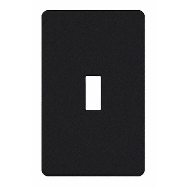 Lutron Traditional Fassada Wall Plates, Number of Gangs: 1 Gloss Finish, Black - FG-1-BL