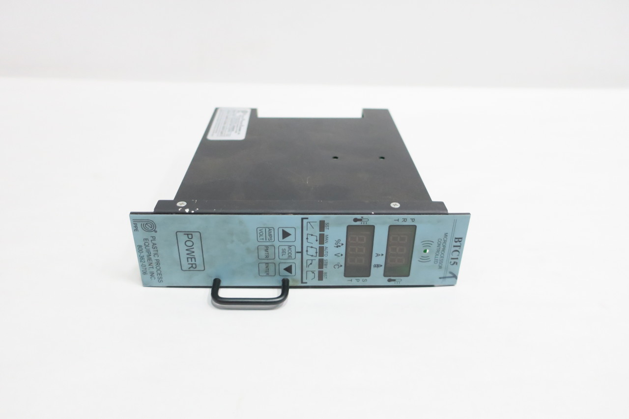 PLASTIC PROCESS EQUIPMENT BTC15 CONTROLLER MODULE