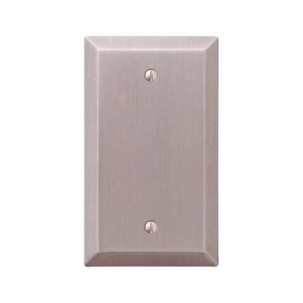 Livewire 163BBN 1 Blank Stamped Steel Wall Plate Brushed Nickel - LI149125
