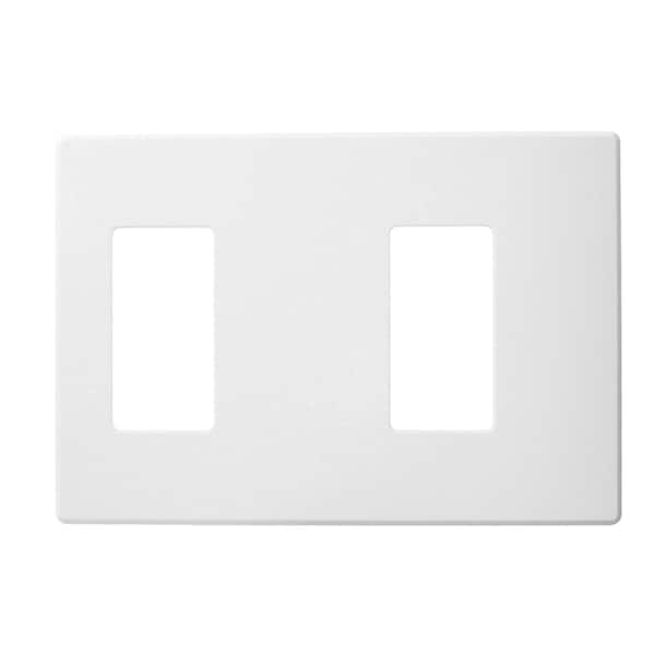 Leviton Dimmer Switch Renii Plate-1N1W-Fins-W - AWP0F-11W