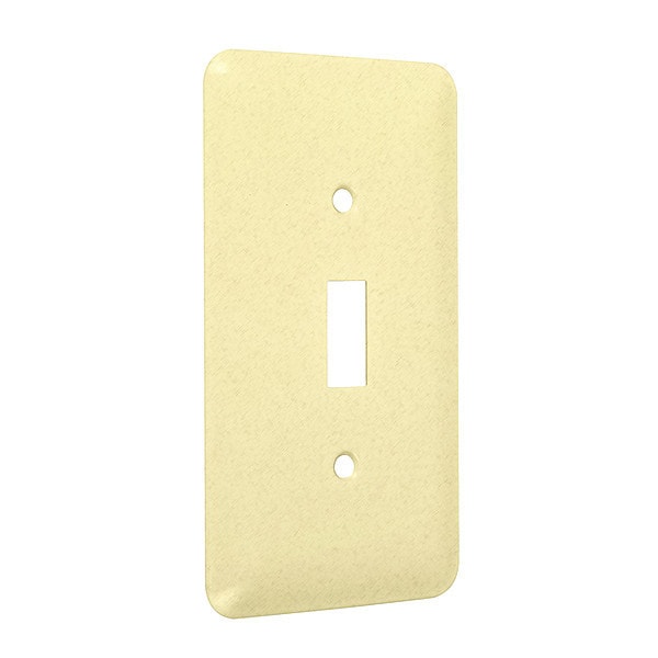 Taymac Toggle Princess Wall Plates, Number of Gangs: 1 Metal, Textured Finish, Ivory - WRTI-T
