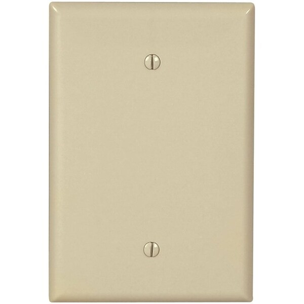 Eaton Wiring Devices Wallplate, 3-1/2 in W, 1 -Gang, Thermoset, Ivory, Screw Mounting - 2729V-BOX