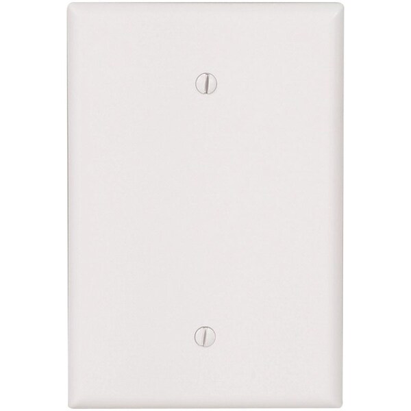 Eaton Wiring Devices Wallplate, 4-1/2 in L, 2-3/4 in W, 0.08 in Thick, 1 -Gang, Thermoset, White - 2729W-BOX