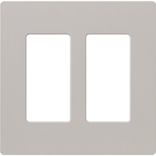 Lutron Designer Wall Plates, Number of Gangs: 2 Satin Finish, Taupe - SC-2-TP