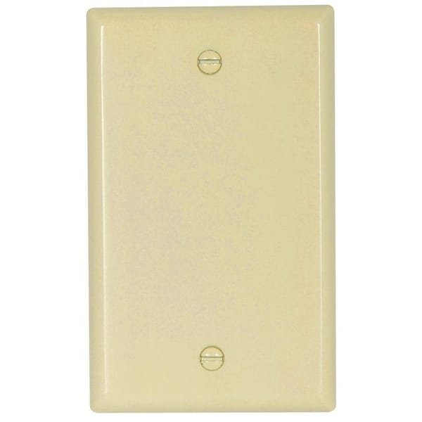 Eaton Wiring Devices 2129 Wallplate, 412 in L, 234 in W, 008 in Thick, 1 Gang, Thermoset, Light Almond - 2129LA