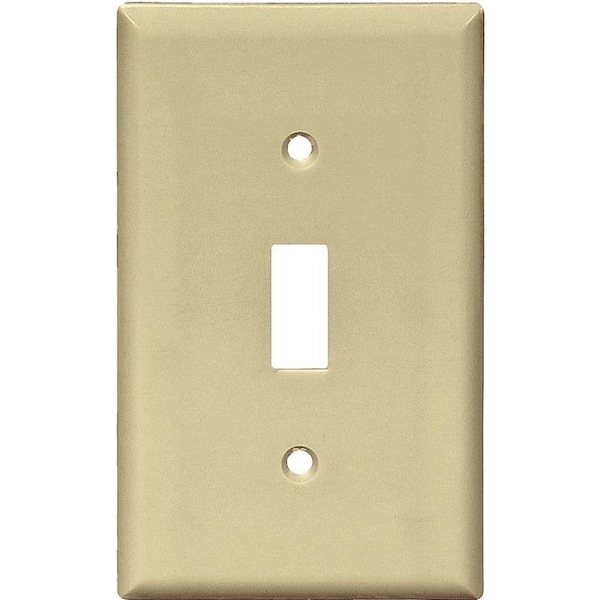Eaton WALL PLATE 1 GNG TGL NYLN IVRY - 5134V