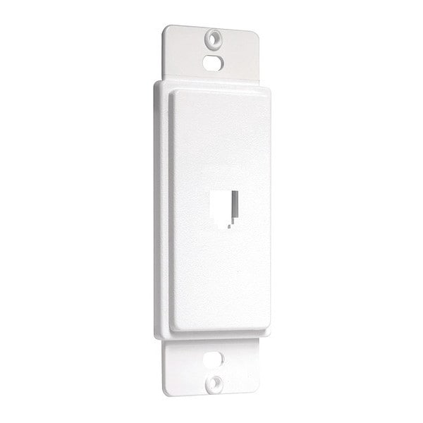 Taymac Masque Telephone Adapter Plate, Number of Gangs: 1 Plastic, White - AD90W
