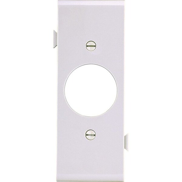 Eaton Wiring Devices Sectional Wallplate, 4-1/2 in L, 2-3/4 in W, 1 -Gang, Polycarbonate, White, High-Gloss - STC7W