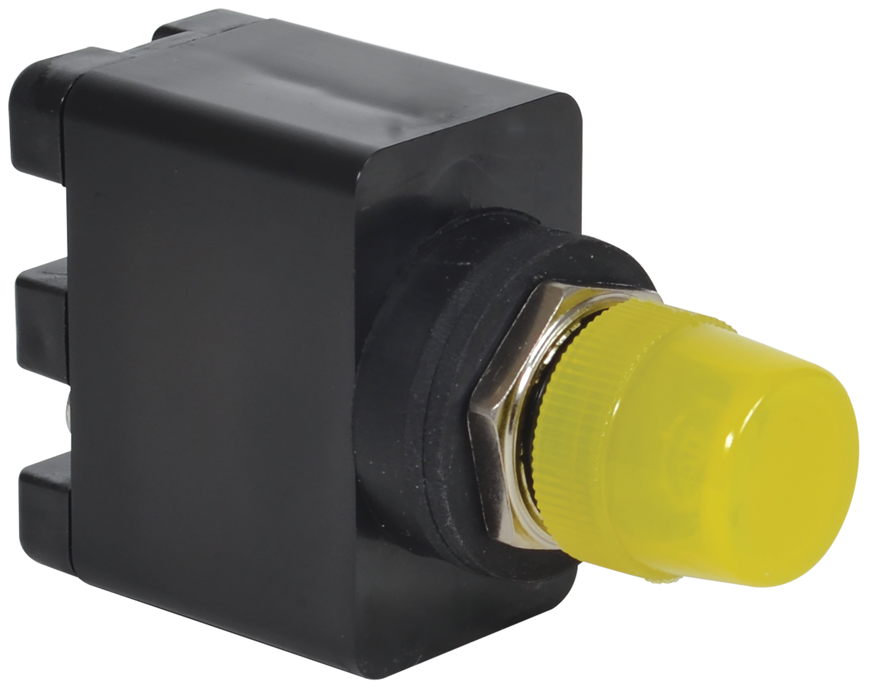 C3Controls 16mm Indicating Light, Full Voltage, 12V AC/DC, Amber Lens - MFVL12NL-MPLLAR