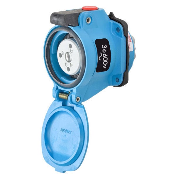 Meltric 63-14143-375-843-NC RECEPTACLE PADLOCKABLE MUSHROOM PAWL NORMALLY CLOS - 63-14143-375-843-NC