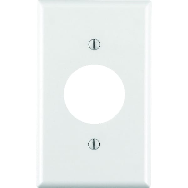 Leviton White 1 gang Thermoset Plastic Outlet Wall Plate - 88004-000