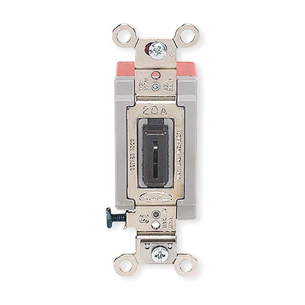 Hubbell Wall Swtch, 2-Pol, 3-Positn, Center Off, 20A - HBL1386L