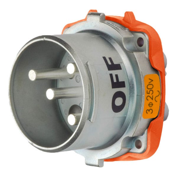 Meltric 39-68173-K07-A155 INLET WITH NO LOCKOUT HOLE - 39-68173-K07-A155