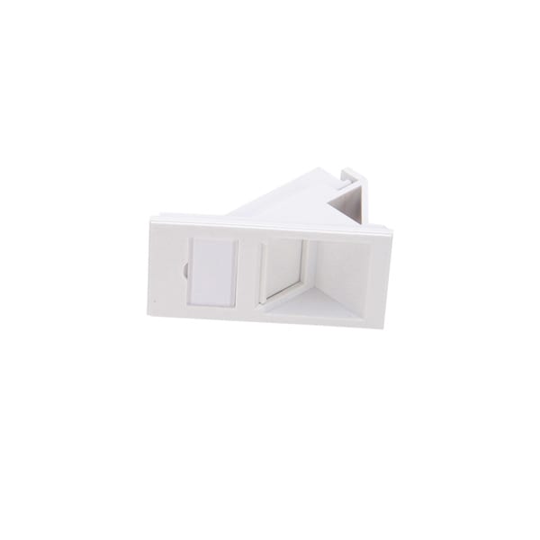 Leviton WALLPLATES 1 PORT 50X25MM ANG INS WH - LI150-AW1