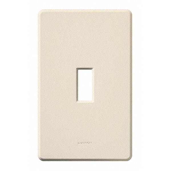 Lutron Traditional Fassada Wall Plates, Number of Gangs: 1 Gloss Finish, Light Almond - FG-1-LA