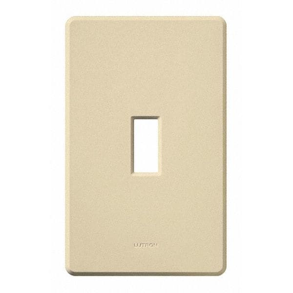 Lutron Traditional Fassada Wall Plates, Number of Gangs: 1 Gloss Finish, Ivory - FG-1-IV