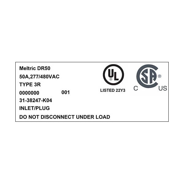 Meltric 31-38247-K04 INLET - 31-38247-K04
