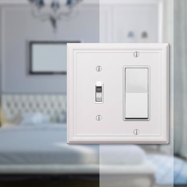 Amerelle Wallplate Chelsea 1T1R W - 149TRW