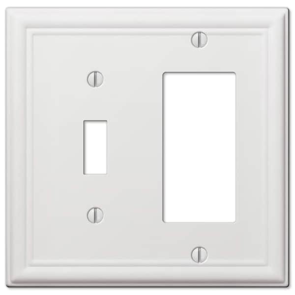 Amerelle Wallplate Chelsea 1T1R W - 149TRW