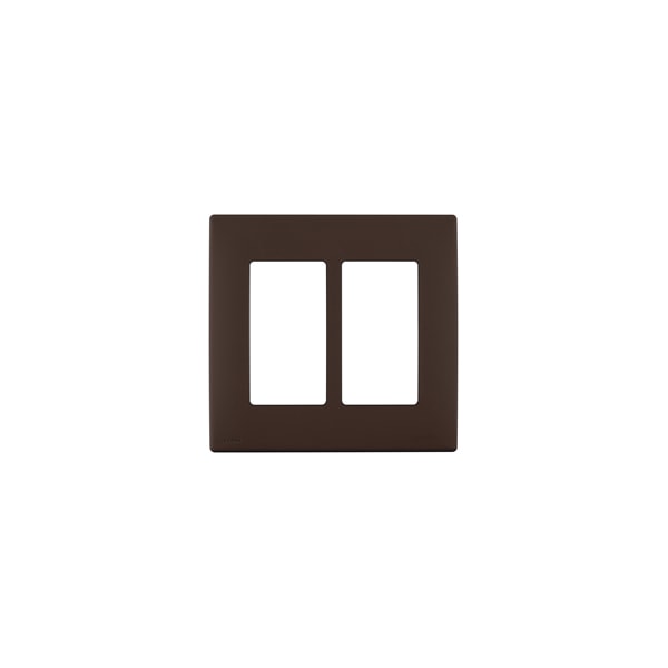 Leviton WALLPLATES RENU 2 GANG WLPLT WALNUT BARK - REWP2-WB