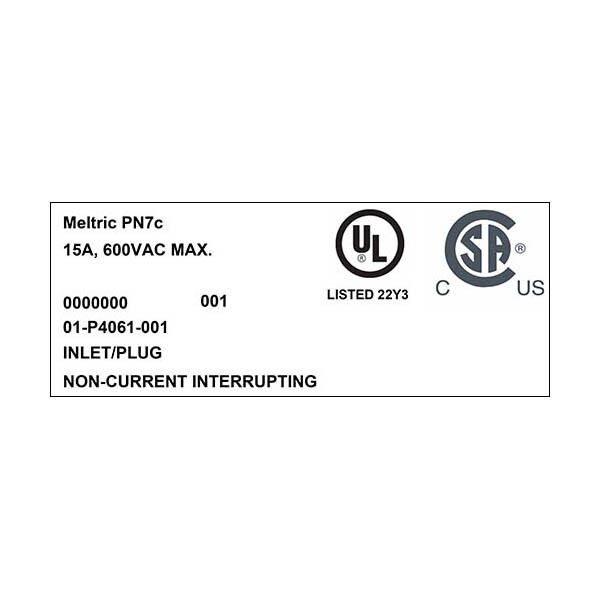 Meltric 01-P4061-001 INLET REVERSE INTERIORS - 01-P4061-001
