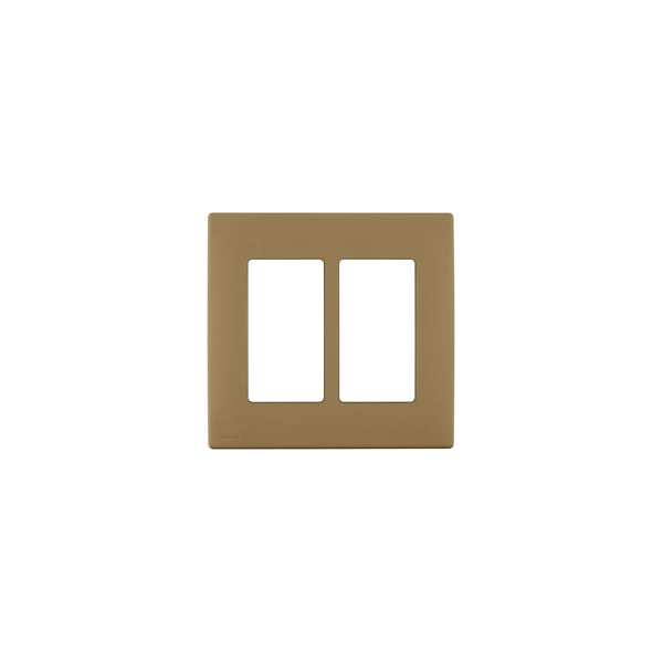Leviton WALLPLATES RENU 2 GANG WLPLT WARM CARAMEL - REWP2-WC