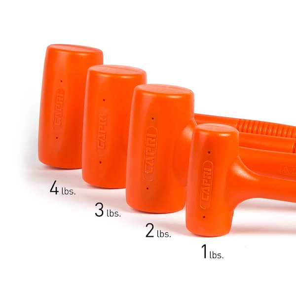 Capri Tools Dead Blow Hammer Set, 16, 32, 48, 60 oz - CP10096-4C