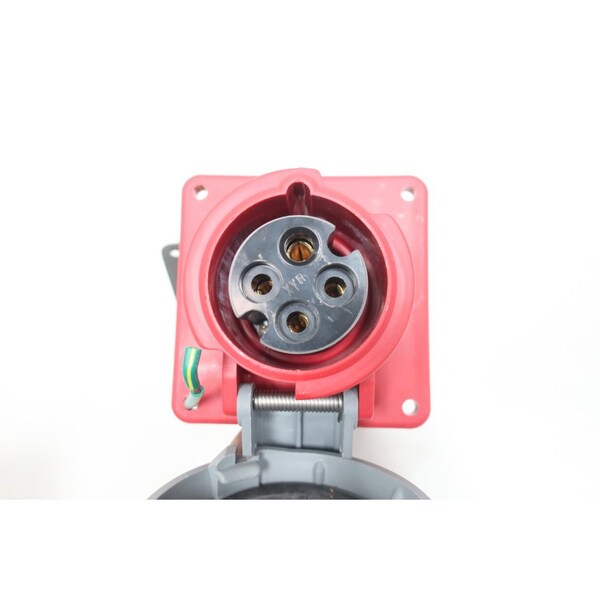 Hubbell Pin and Sleeve 3P 4W 16A Amp 380/415V-AC Receptacle - HBL416R6W