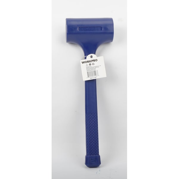 Prime-Line WORKPRO W045051 2-1/2 lb. Dead Blow Hammer, Molded PVC Case over Inner Steel Single Pack - W041051
