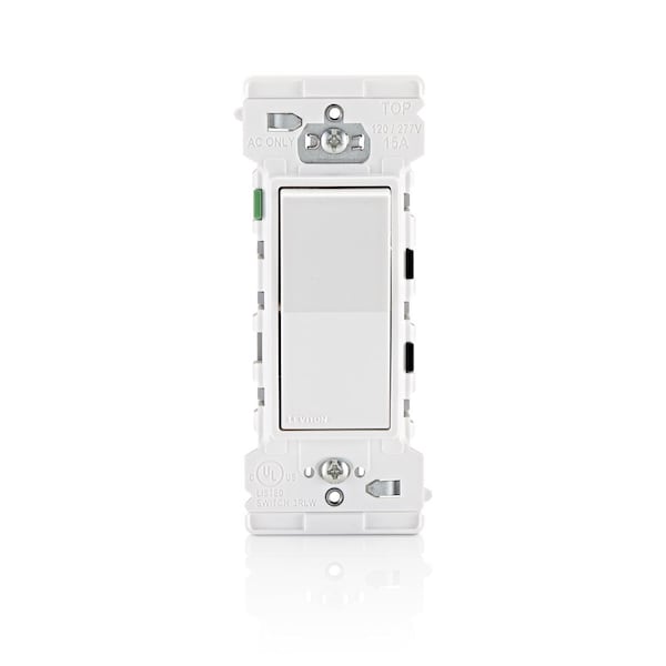Leviton SWCH RCKR SNGPL 15A 10PK - E5601-0MW