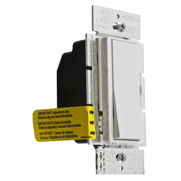 Hubbell Wiring Device-Kellems Dimmers & Fan Speed Controls RDVCL153PW - RDVCL153PW