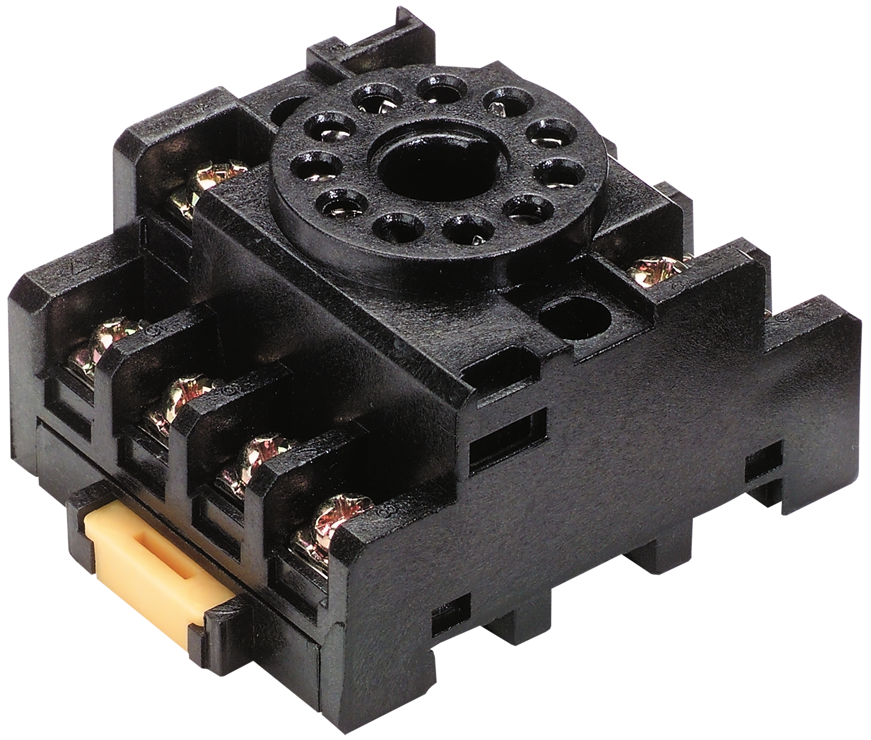 C3Controls Series 210-General Purpose Relay, 8 Pin, 10 Amps, Box Terminal Socket for Octal Base Relay - 210-SP0810B