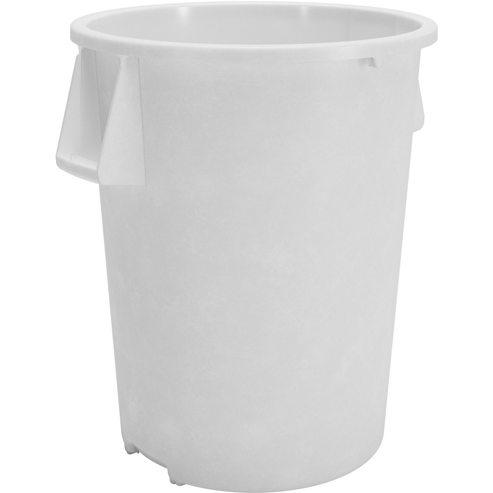 Carlisle Bronco™ 55 gal Round Trash Container, White - 84105502